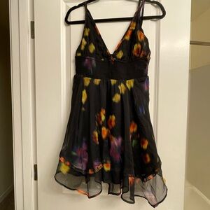 UO Black Strappy Dress